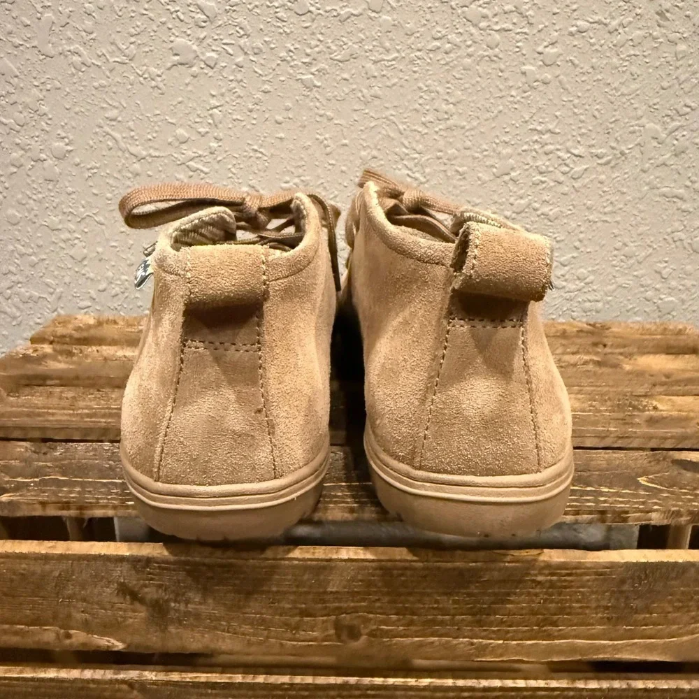 LEMS Mens 10 Chukka Lions Mane Sandstone Suede Barefoot Boots Minimalist Comfort